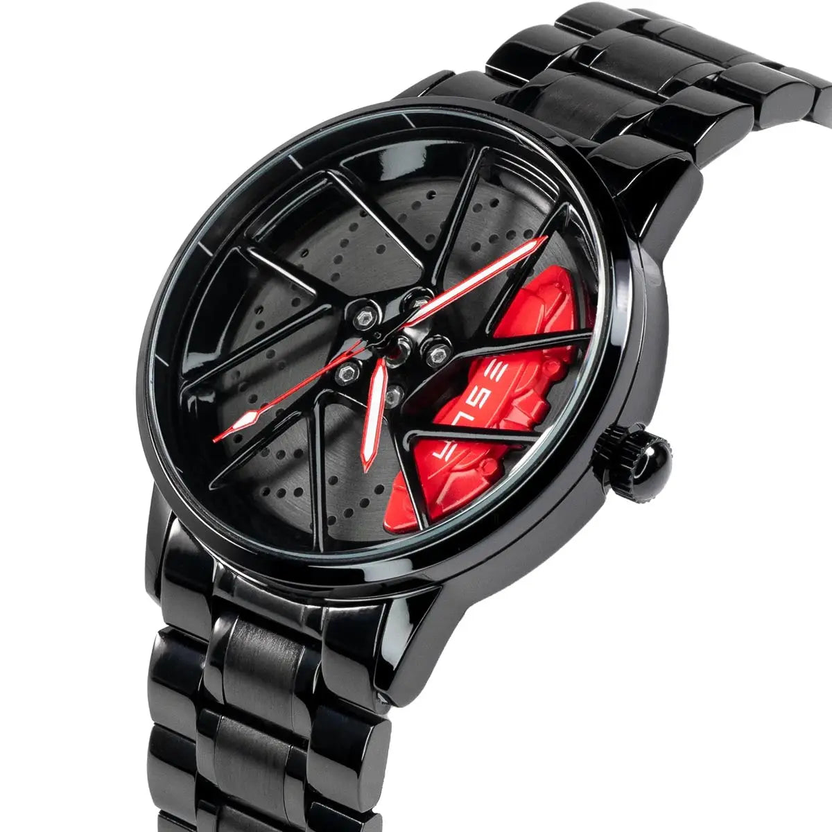 HMNWatch Roadster X Premium Car Wheel Watch - Stainless Steel, Sapphire Glass