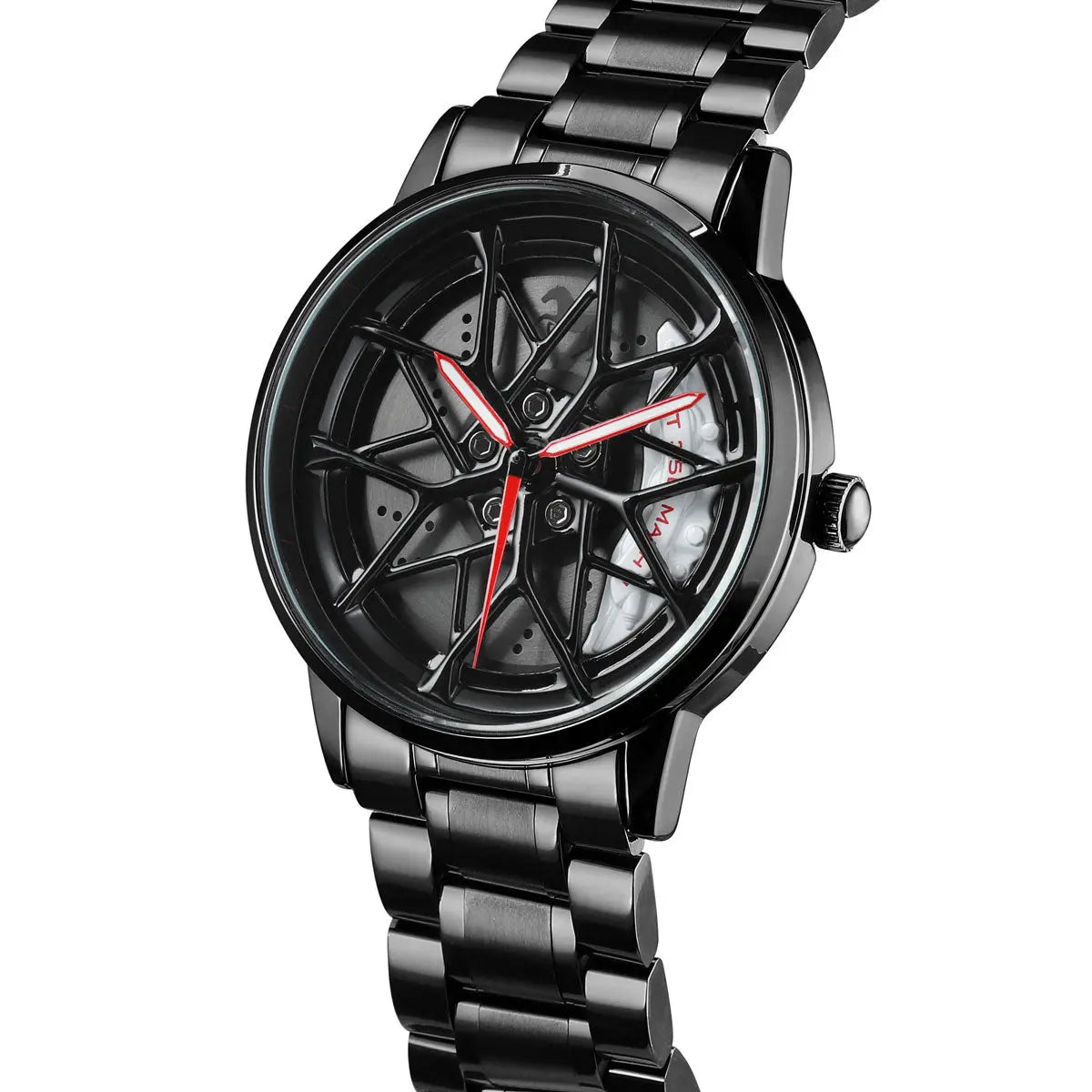 HMN Shelby GT350 Men's Racing Watch: Stainless Steel, Sapphire Crystal, 3D Dial